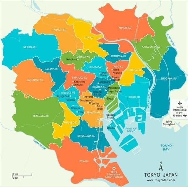 東京地区地図