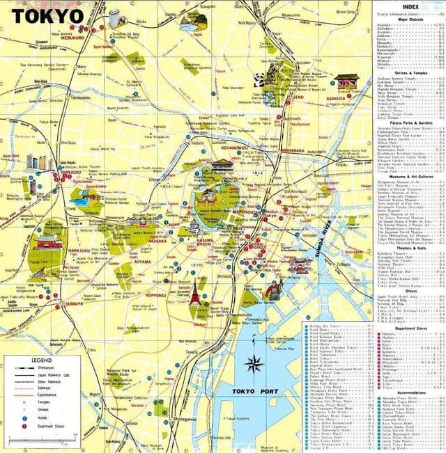東京都心地図