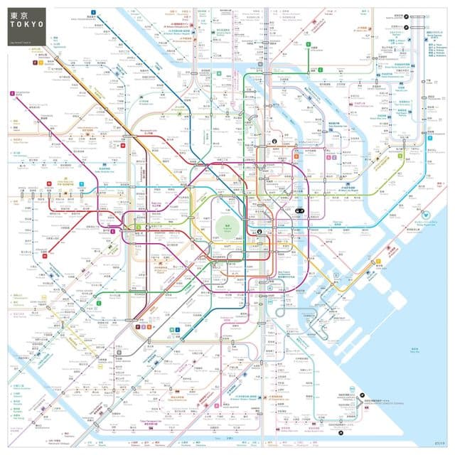 東京地下鉄駅マップ