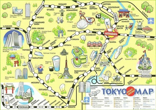 東京観光マップ