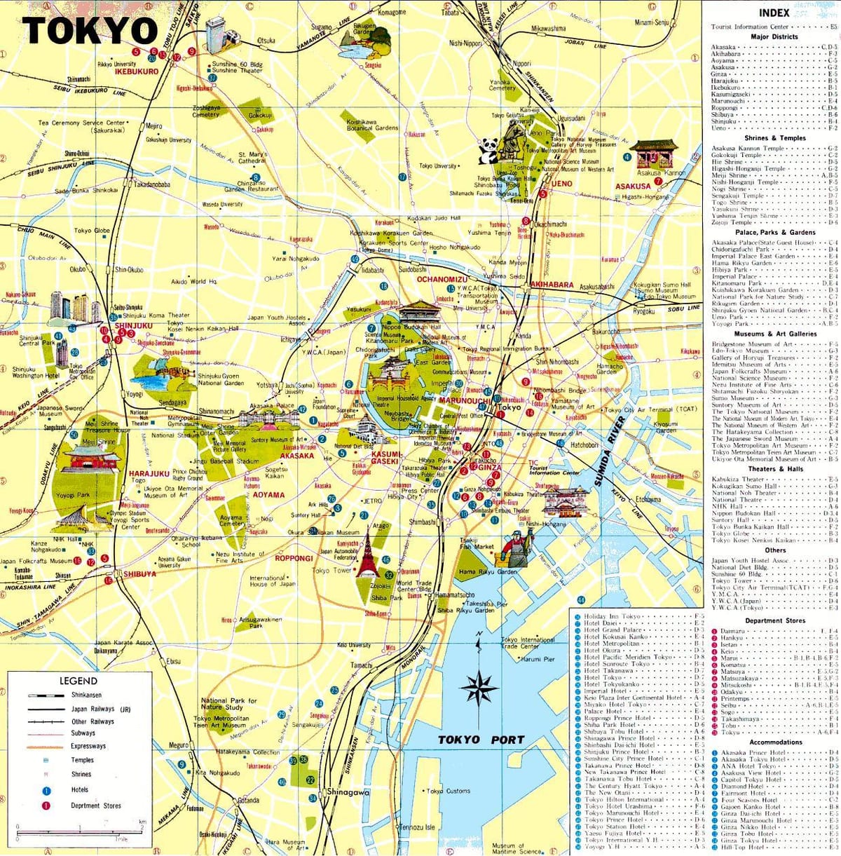 東京都心地図